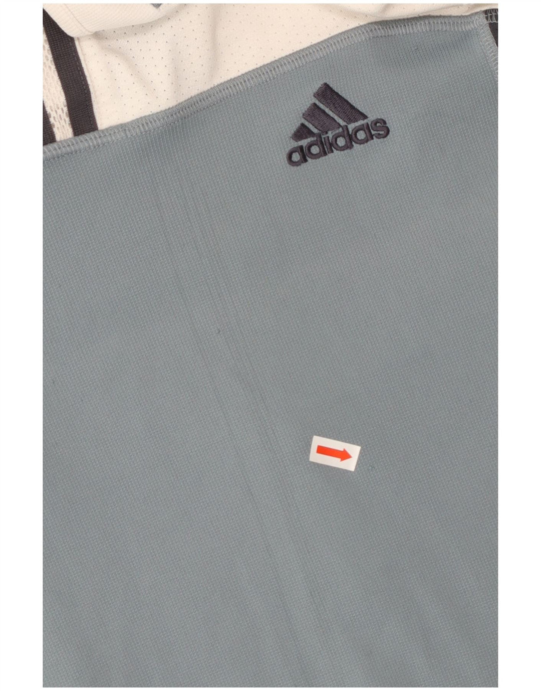 Ανδρικό μπλουζάκι ADIDAS Top UK 40/42 μεσαίο λευκό έγχρωμο πολυεστέρας