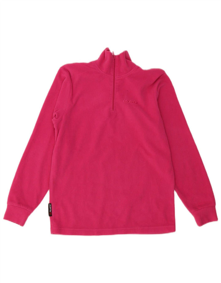 Invicta γυναικείο φερμουάρ Fleece Jumper UK 12 Medium Pink Polyester
