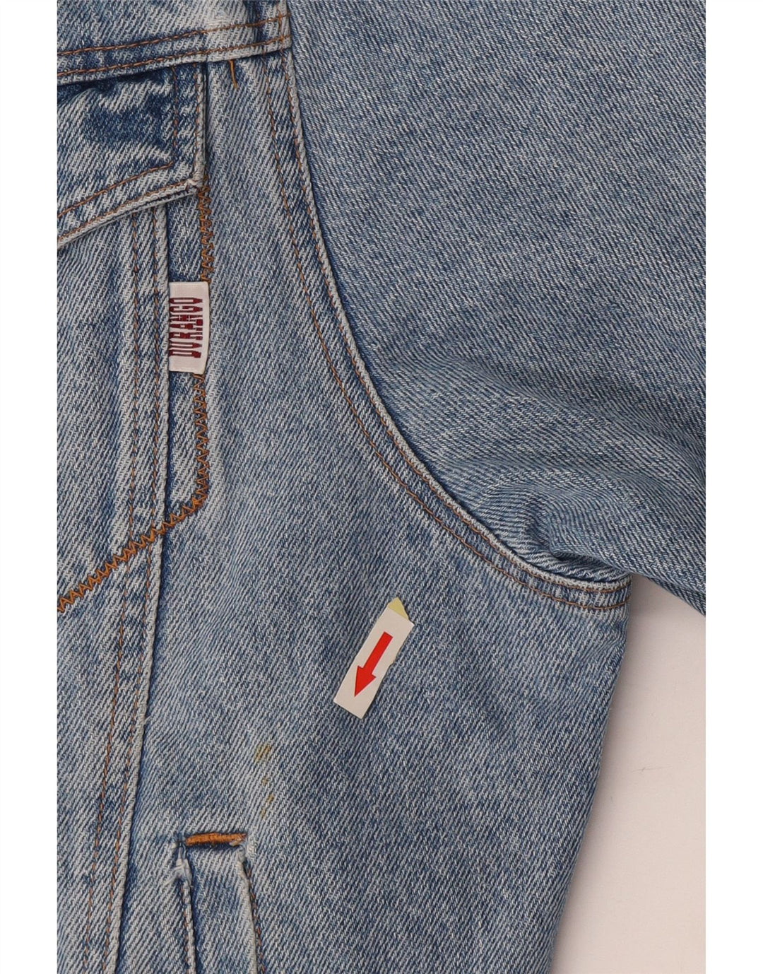 Ανδρικό τζιν μπουφάν DURANGO με κουκούλα UK 40 μεγάλο μπλε βαμβακερό χρώμα