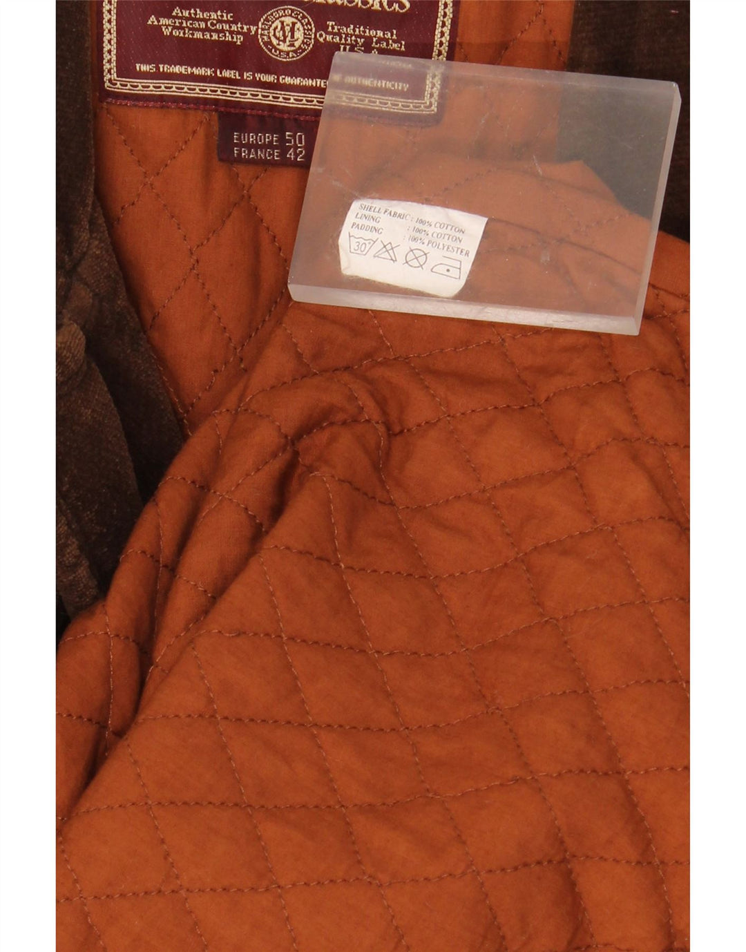 MARLBORO CLASSICS Ανδρικό στρατιωτικό κοτλέ μπουφάν EU 50 μεγάλο καφέ βαμβακερό