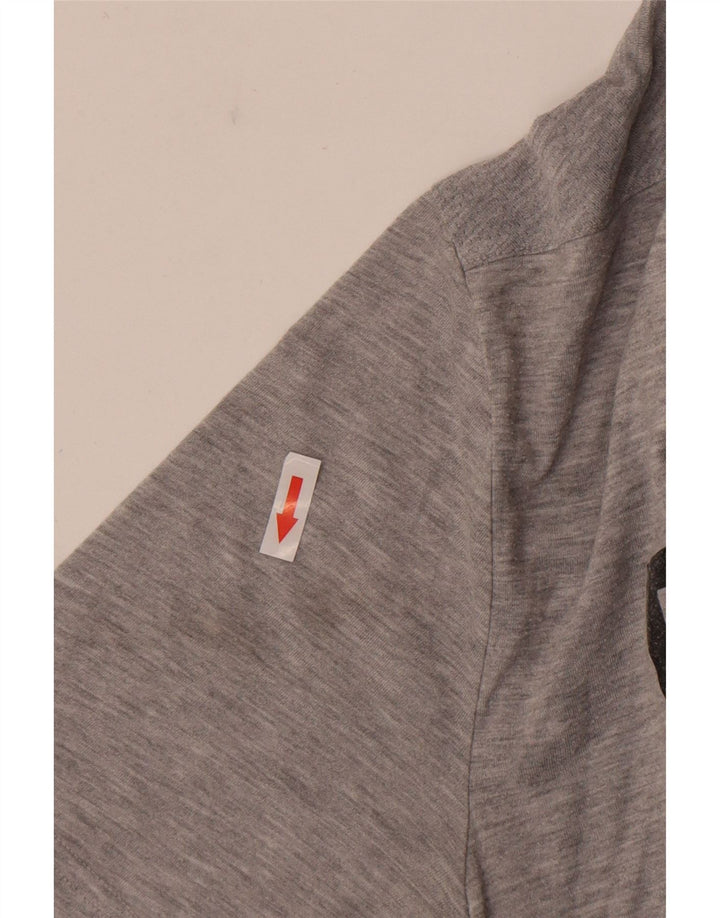 Ανδρικό γραφικό μπλουζάκι REEBOK Top Large Grey Flecked Polyester