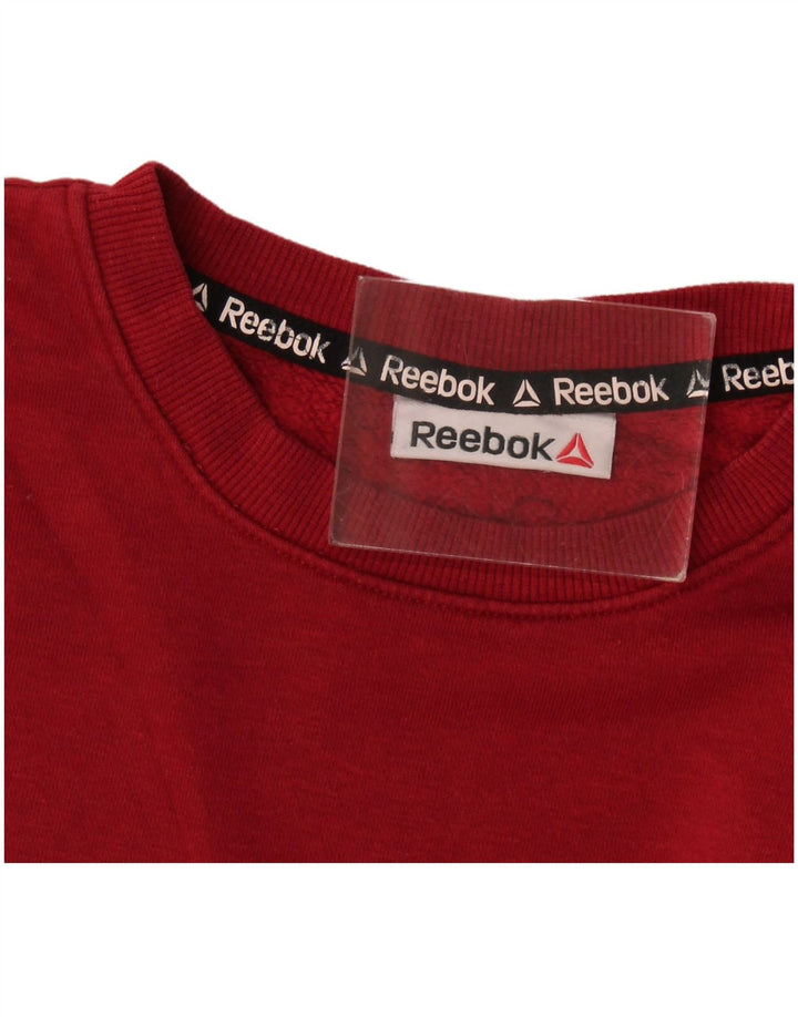 Ανδρικό γραφικό φούτερ Reebok Jumper Large Burgundy