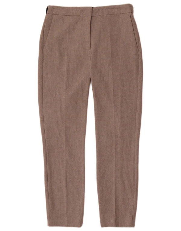 Zara Γυναικείο Slim παντελόνι Chino Small W28 L26 Grey Polyester