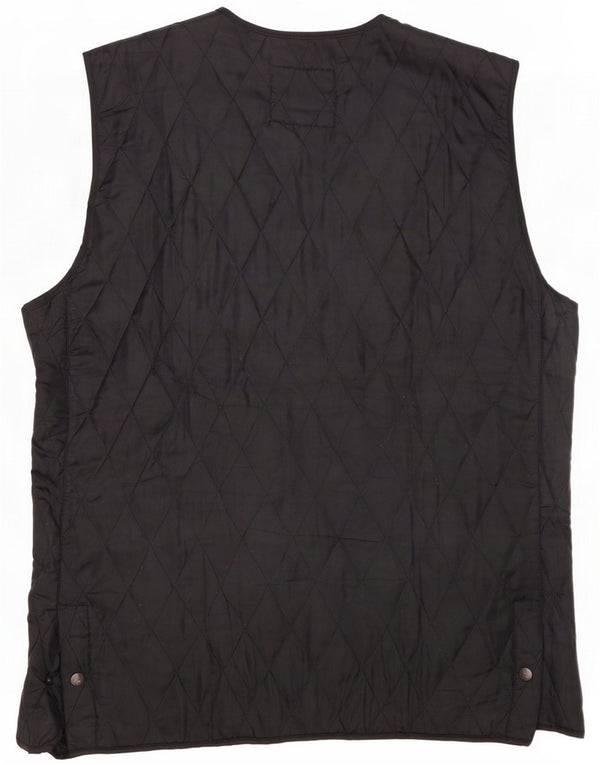 Fiorucci Ανδρικά καπιτονέ Gilet UK 42 XL Black Nylon