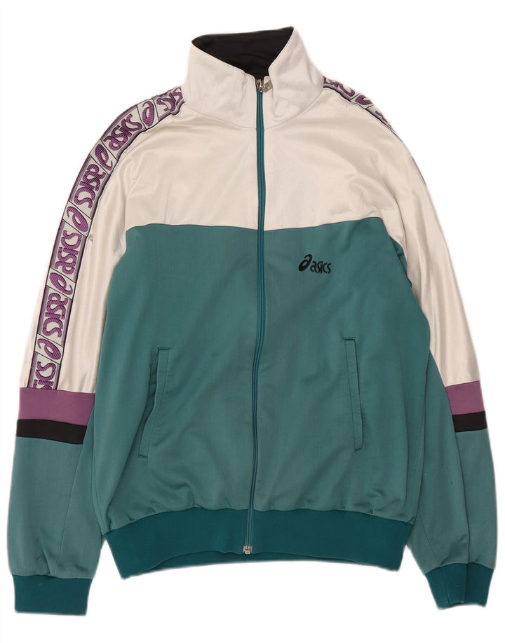 Ανδρική φόρμα γραφικών Asics Top Jacket IT 50 Medium Green Colourblock