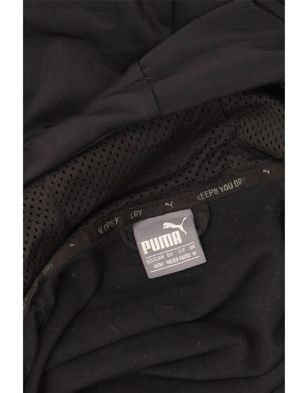 Ανδρικό πουλόβερ με κουκούλα με φερμουάρ PUMA μεσαίο μαύρο
