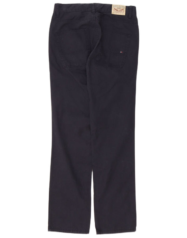 Tommy Hilfiger Boys Straight Casual Παντελόνι 13-14 ετών W28 L30 Navy Blue