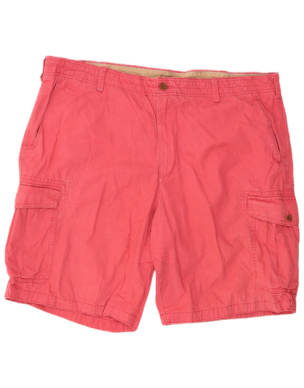 Ανδρικό σορτς IZOD Salt Water Cargo W42 2XL Pink Check Cotton