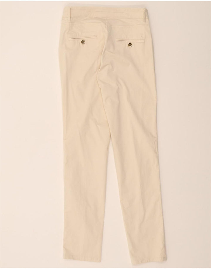 MASSIMO DUTTI Womens Chino Trousers EU 38 Medium W28 L31 Off White Vintage Massimo Dutti and Second-Hand Massimo Dutti from Messina Hembry 