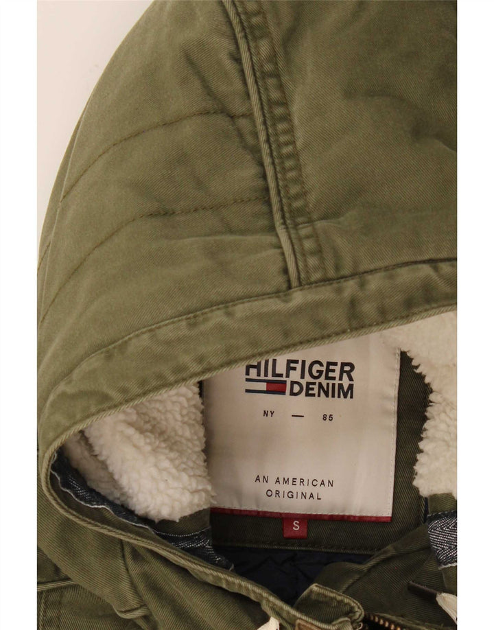 Tommy Hilfiger Ανδρικό μπουφάν Parka με κουκούλα UK 36 Small Khaki