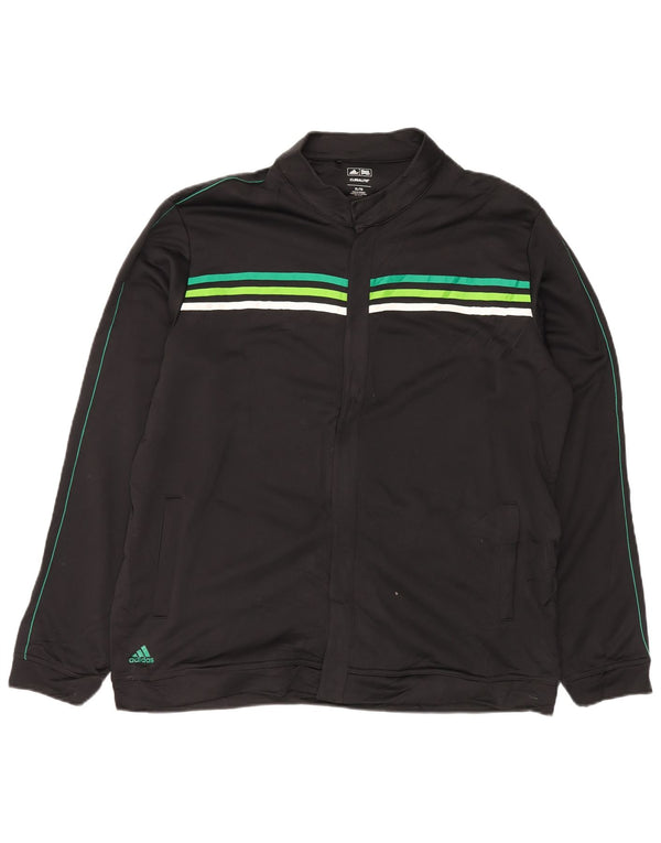 Ανδρική φόρμα Adidas Climalite Top Jacket XL Μαύρο Πολυεστέρας