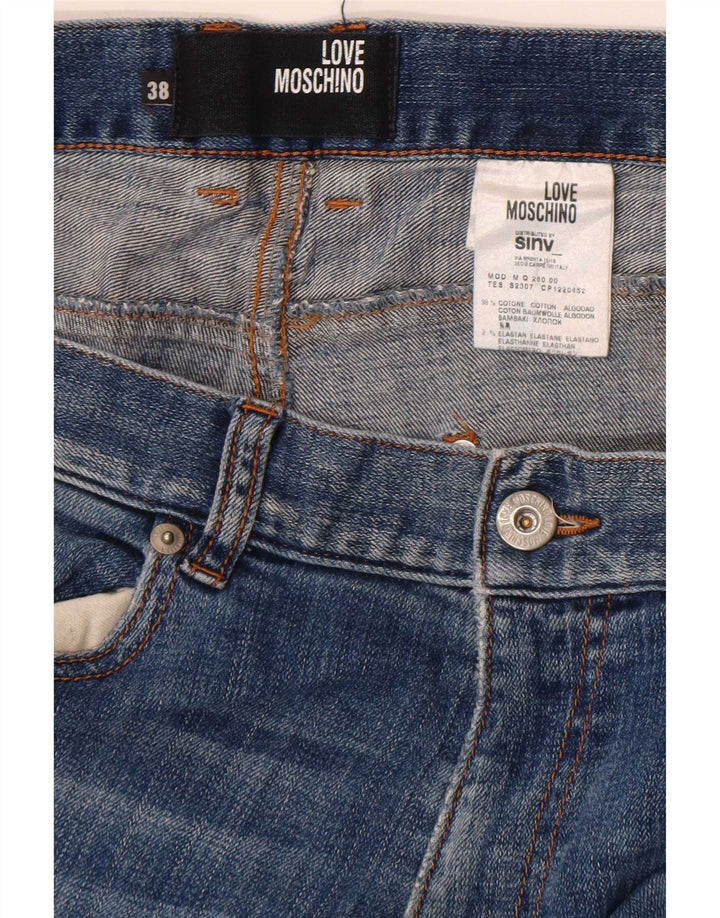 Moschino Ανδρικό Slim Jeans W38 L32 Blue Cotton Classic