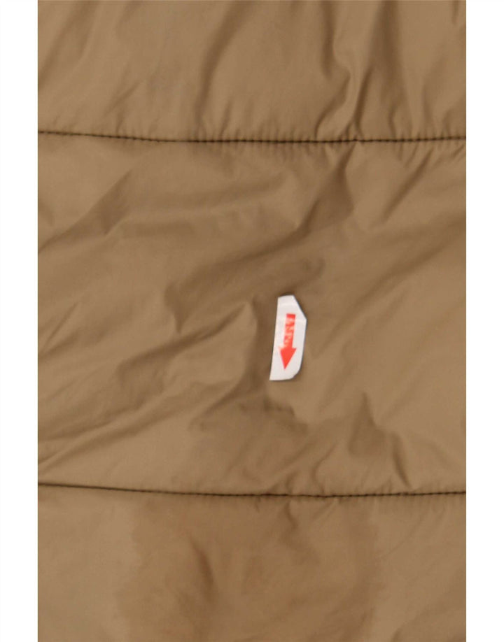 Zara γυναικείο μπουφάν με κουκούλα UK 20 2XL Beige Polyester