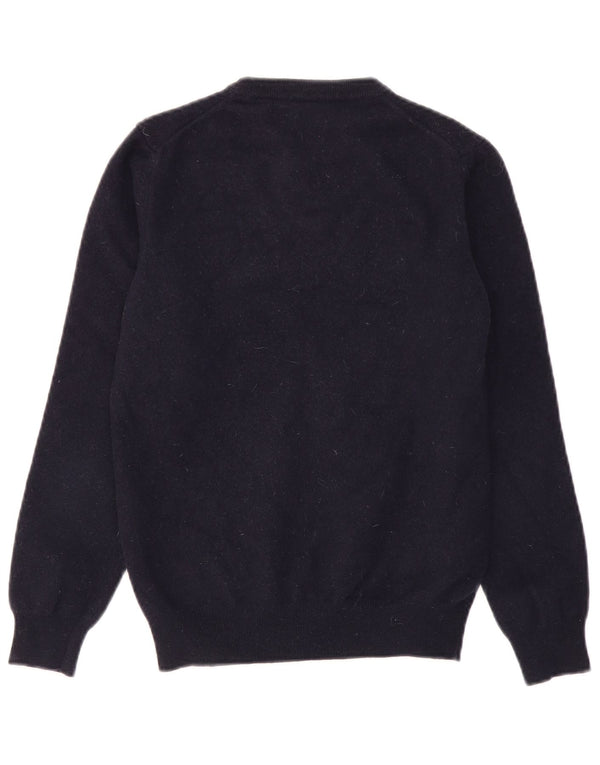 Γυναικείο πουλόβερ Gant Crew Neck Jumper UK 12 Medium Navy Blue Lambswool