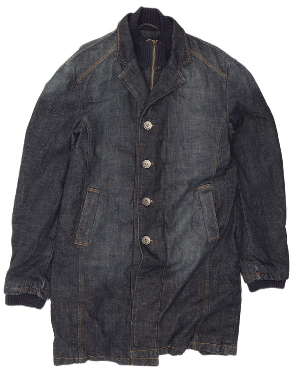 Jack & Jones Ανδρικό τζιν παλτό UK 44 2XL Navy Blue Cotton