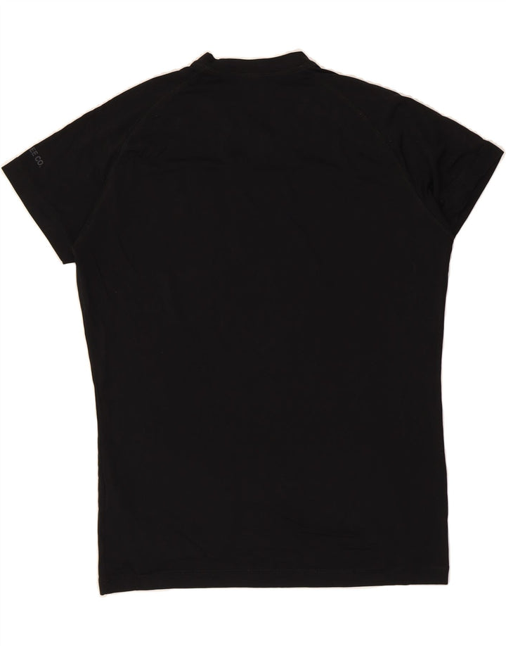 LEE Womens T-Shirt Top UK 18 XL Black Polyester Vintage Lee and Second-Hand Lee from Messina Hembry 