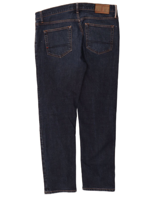 TOMMY HILFIGER Ανδρικό Slim Jeans W34 L30 Navy Blue Cotton