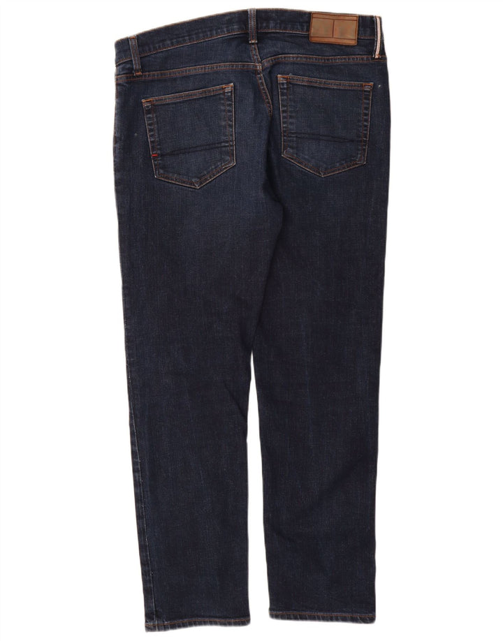 TOMMY HILFIGER Ανδρικό Slim Jeans W34 L30 Navy Blue Cotton