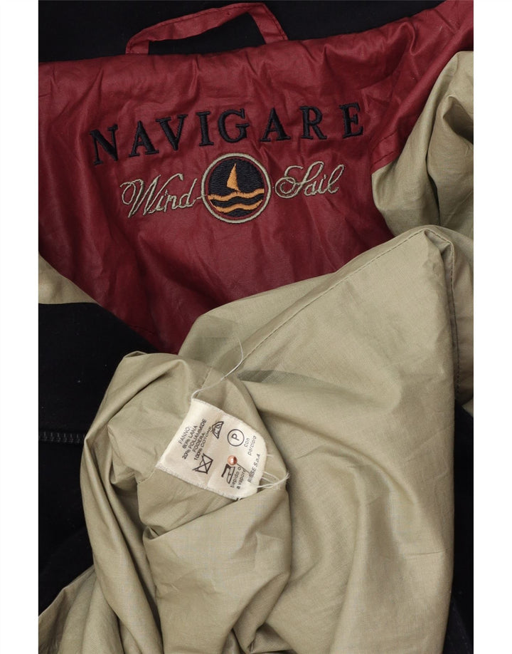 Ανδρικό παλτό Navigare UK 42 XL Navy Blue Wool