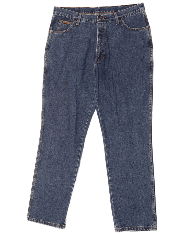 Ανδρικό τζιν Wrangler ίσιο W38 L30 Μπλε βαμβακερό