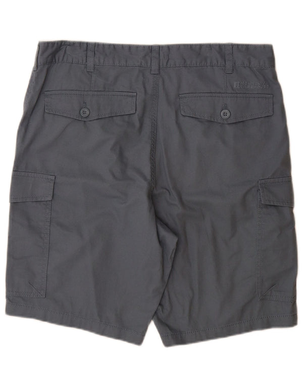 Ανδρικό σορτς Cargo Mountain Warehouse W34 Large Navy Blue Cotton