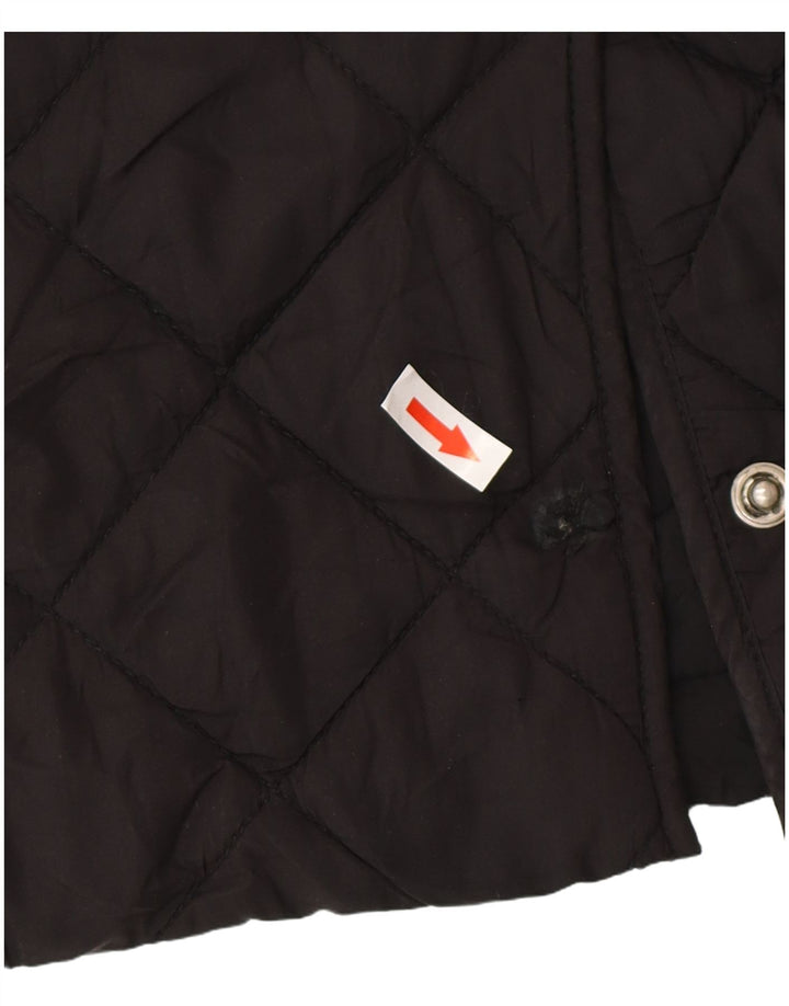 Zara Γυναικείο Καπιτονέ Πανωφόρι UK 16 Large Μαύρο