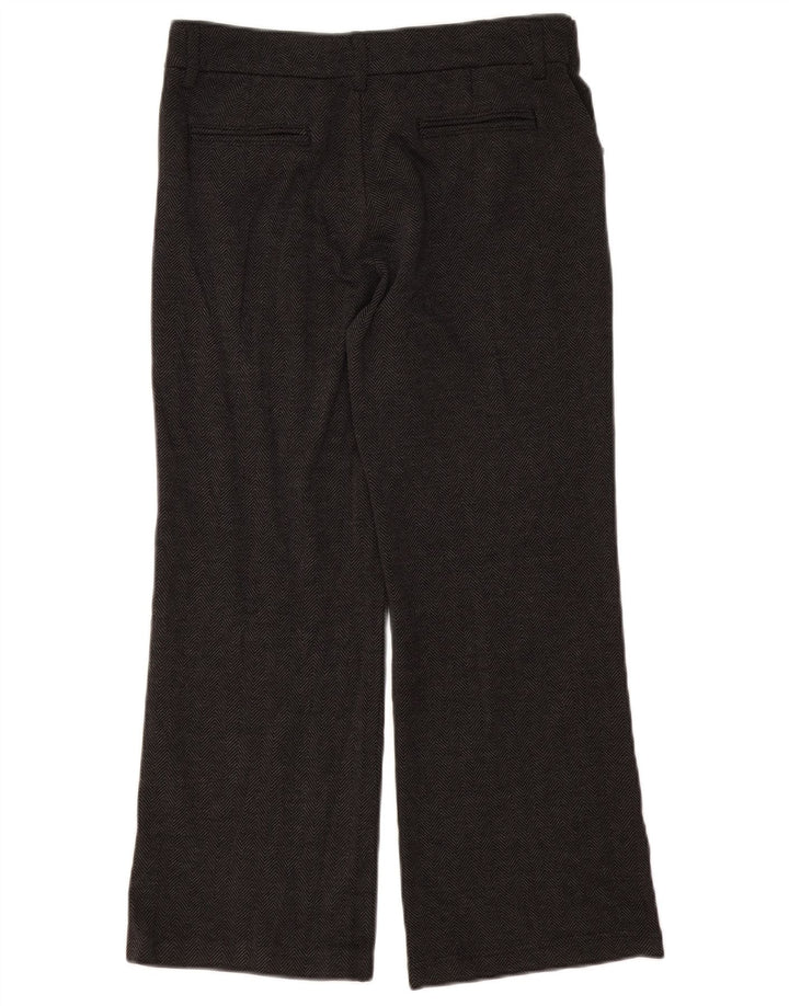 LEE Womens Riders Bootcut Cropped Παντελόνι W32 L25 Γκρι Ψαροκόκκαλο