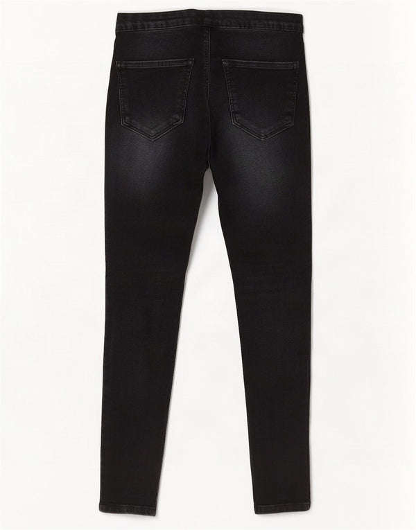 Topshop Womens Skinny Jeans W26 L30 Black Cotton