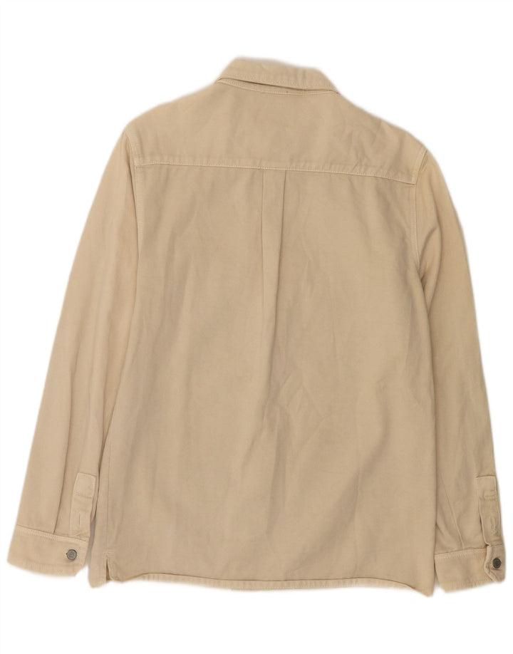 Ανδρικό τζιν πουκάμισο ZARA Relaxed Fit Medium Beige βαμβακερό