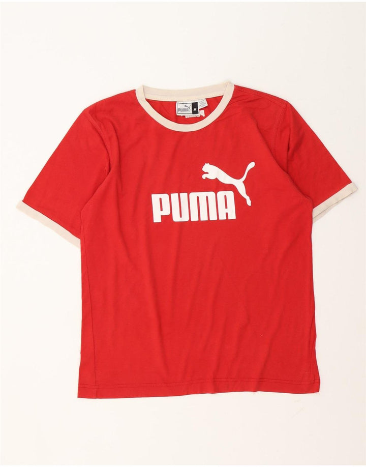 Ανδρικό γραφικό μπλουζάκι Puma Top Medium Red
