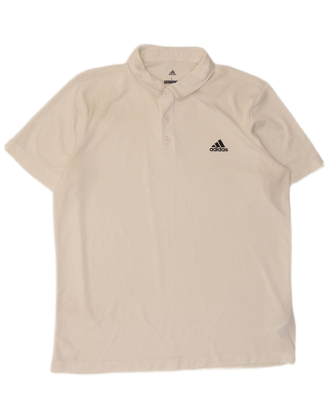 Ανδρικό πουκάμισο Adidas Climalite Polo μεγάλο λευκό πολυεστέρα