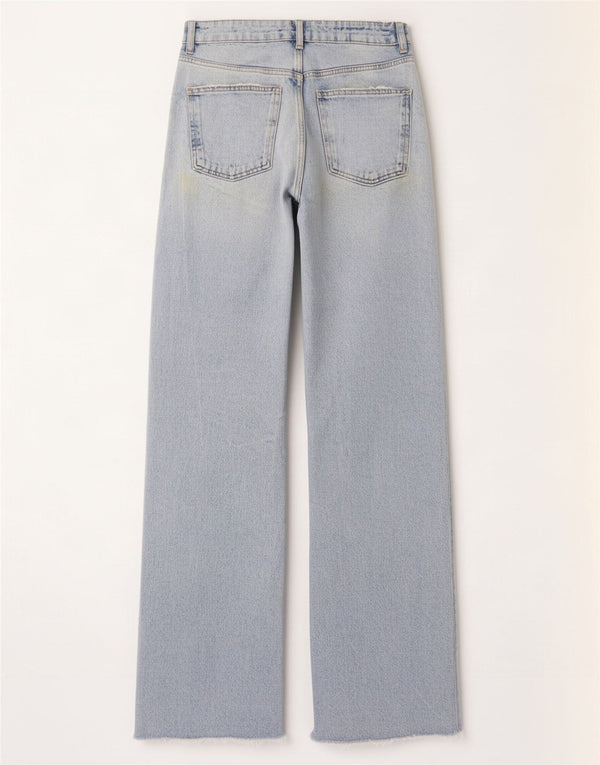 Zara Γυναικεία στραβά τζιν EU 40 Medium W30 L34 Μπλε βαμβακερό