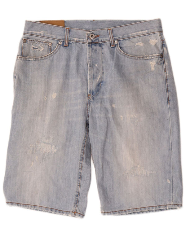Ανδρικό τζιν σορτς Dondup Distressed W33, μεσαίο μπλε βαμβακερό