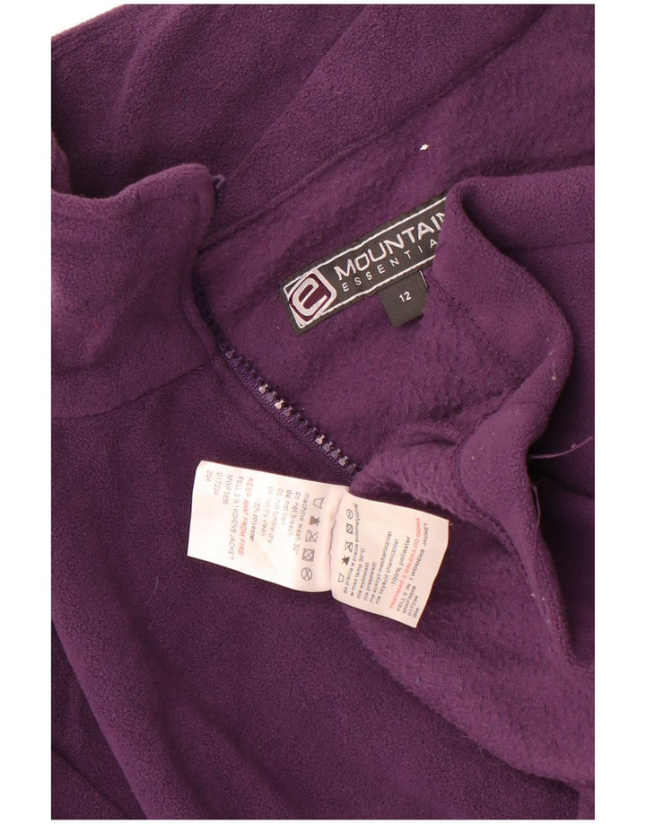 Mountain Essentials Γυναικείο Fleece Jacket UK 12 Medium Purple Polyester