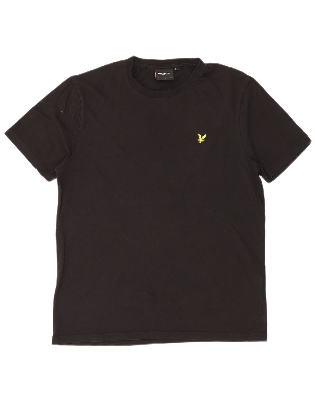 Ανδρικό T-Shirt Lyle & Scott Top μεγάλο μαύρο βαμβακερό