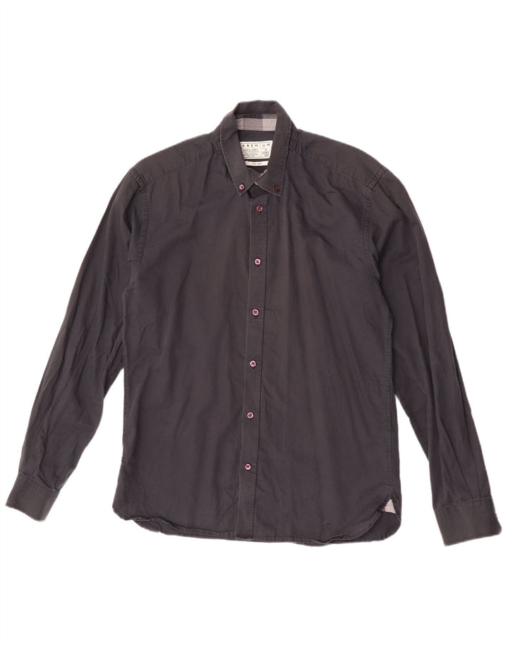 Jack & Jones Ανδρικό πουκάμισο μεγάλο μπλε ναυτικό