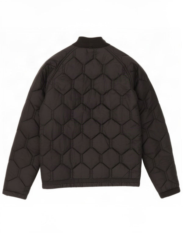 Timberland Mens Quilted Jacket UK 36 Small Black Nylon