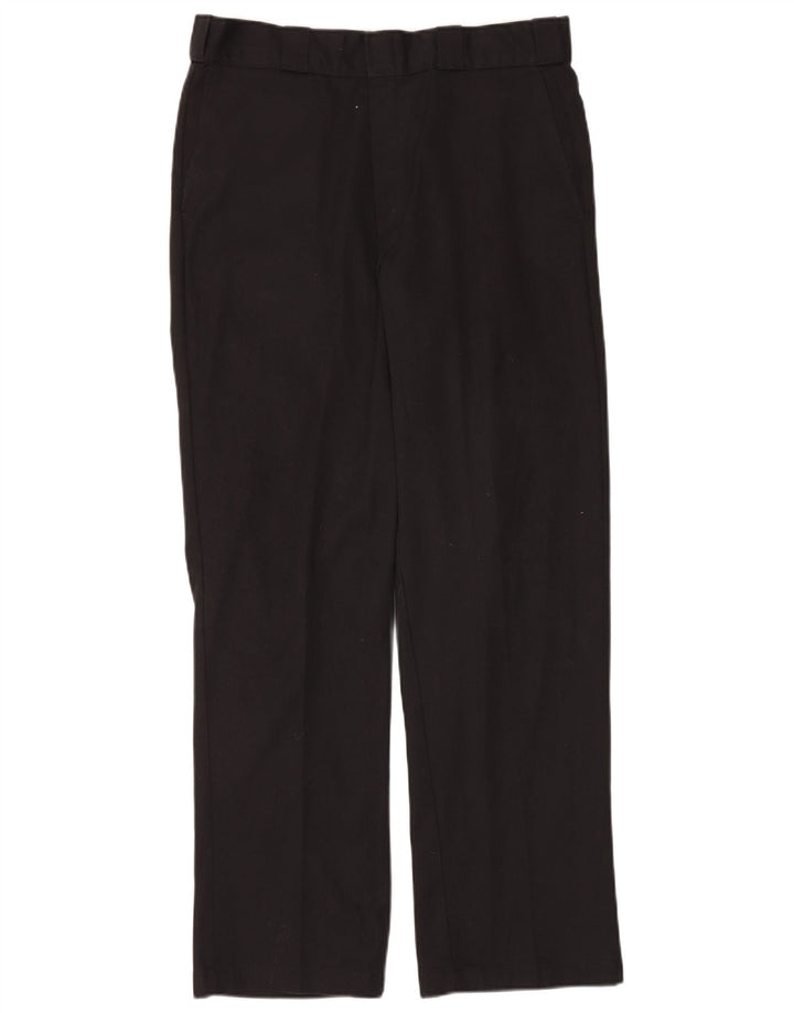 Ανδρικό ίσιο παντελόνι Chino Dickies W34 L32 Μαύρο πολυεστέρα