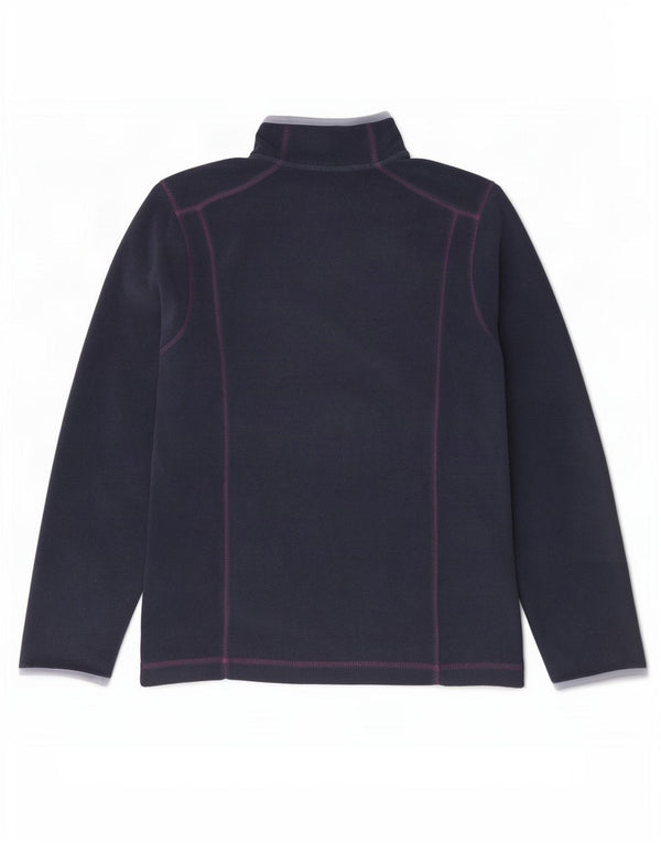 Weird Fish Γυναικείο Fleece Jacket UK 12 Medium Navy Blue Polyester