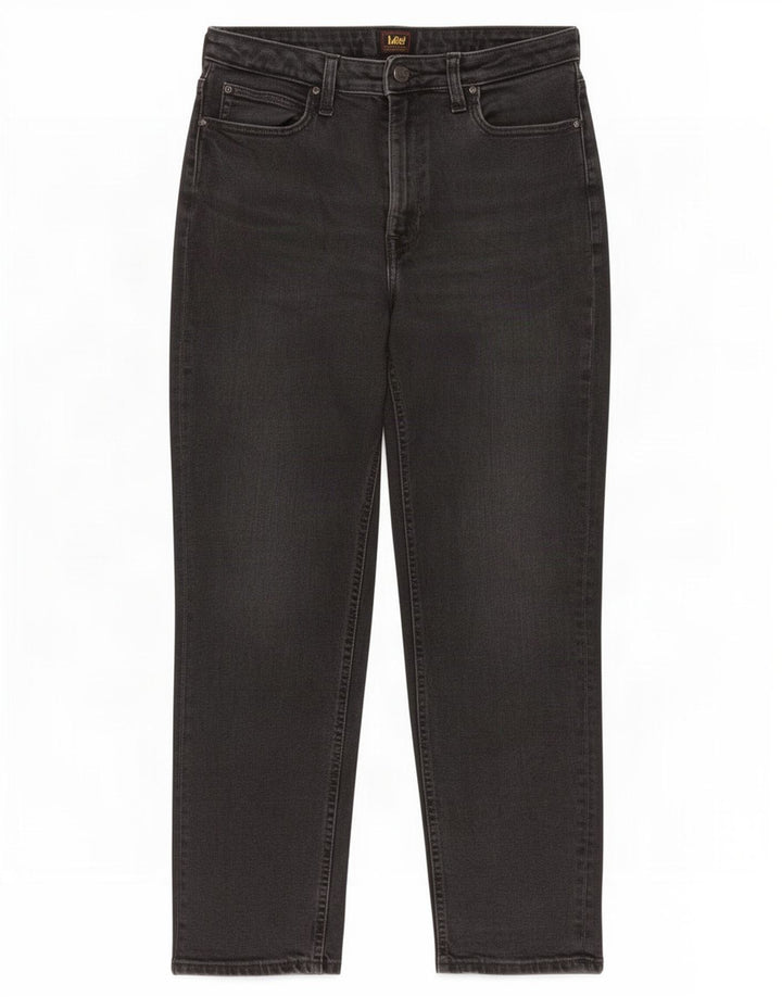 Lee Womens Carol Straight Jeans W32 L26 Γκρι βαμβακερό
