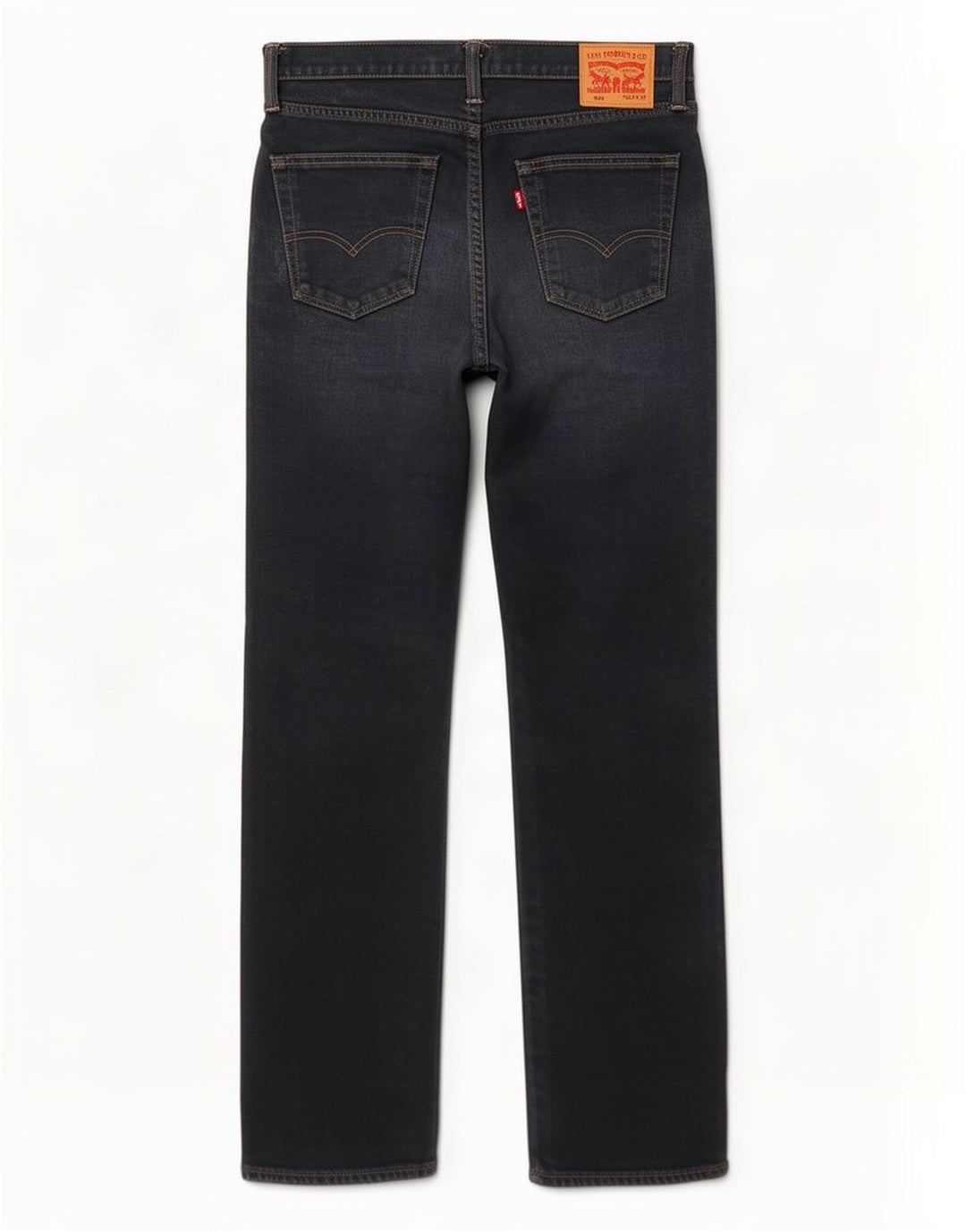 Levi's Mens 504 Straight Jeans W32 L32 Navy Blue Cotton