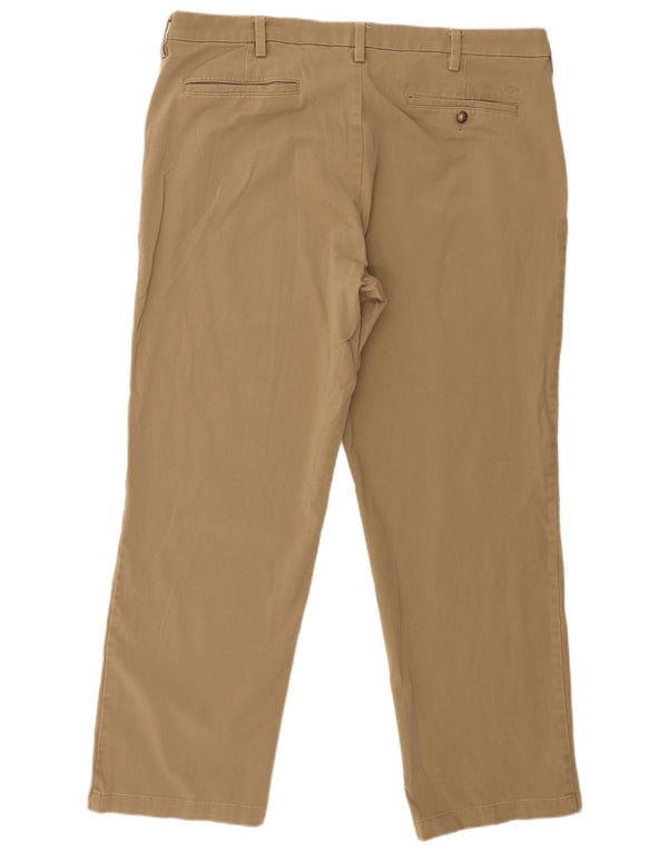 Dockers Ανδρικό ίσιο παντελόνι Chino με ίσια γραμμή W40 L29 Μπεζ βαμβακερό