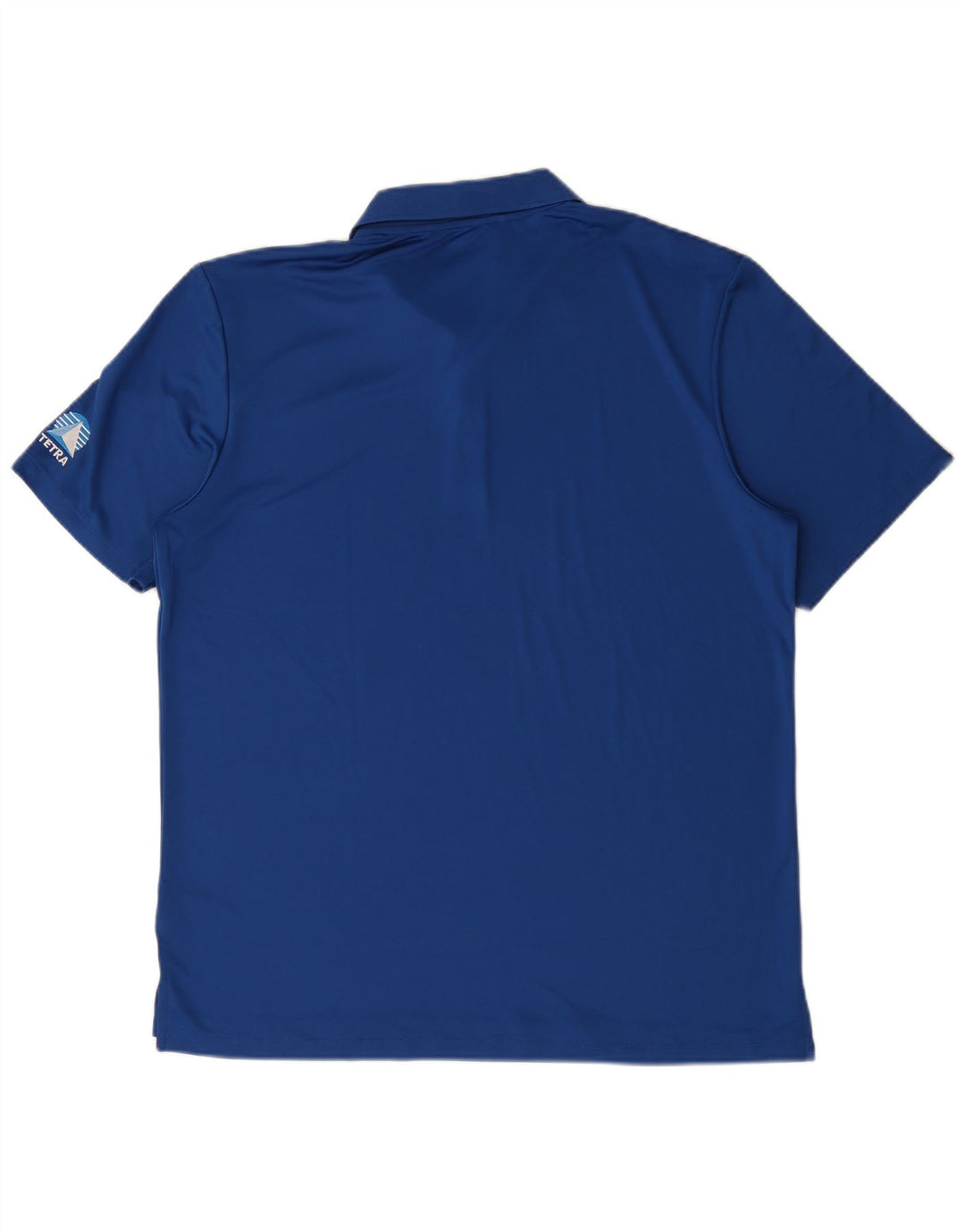 Ανδρικό πουκάμισο Adidas Polo μεγάλο μπλε πολυεστέρα