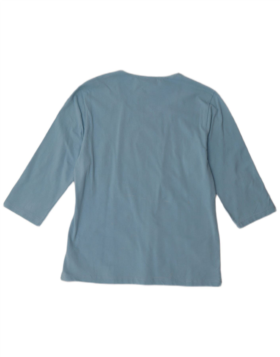 Asics Γυναικείο Μπλουζ 3/4 Μανίκι UK 18 XL Μπλε βαμβακερό