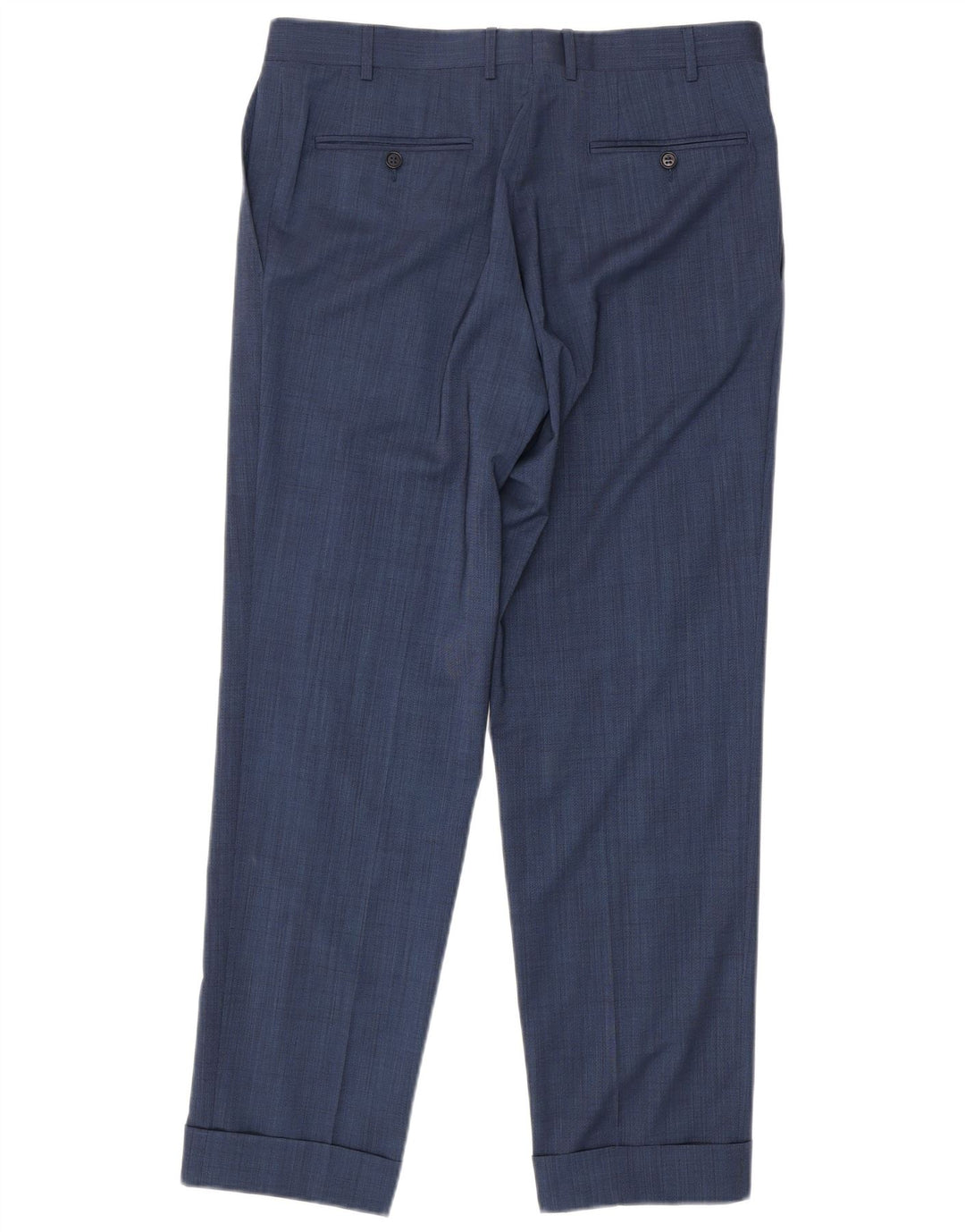 Canali ανδρική φόρμα 2 κουμπιών IT 50 Large W34 L30 Navy Blue Wool
