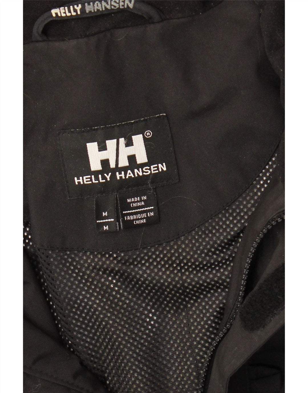 HELLY HANSEN Ανδρικό μπουφάν βροχής με κουκούλα UK 38 Medium Black Nylon