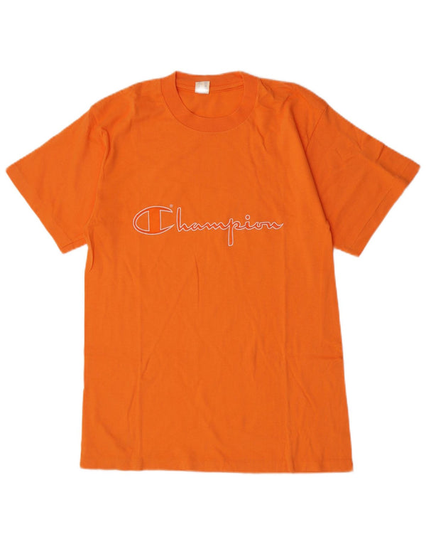 Ανδρικό γραφικό T-Shirt Champion Top Μεσαίο πορτοκαλί βαμβακερό