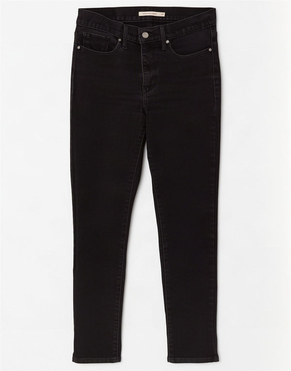 Levi's Womens Shaping Skinny Jeans W27 L25 Μαύρο βαμβακερό