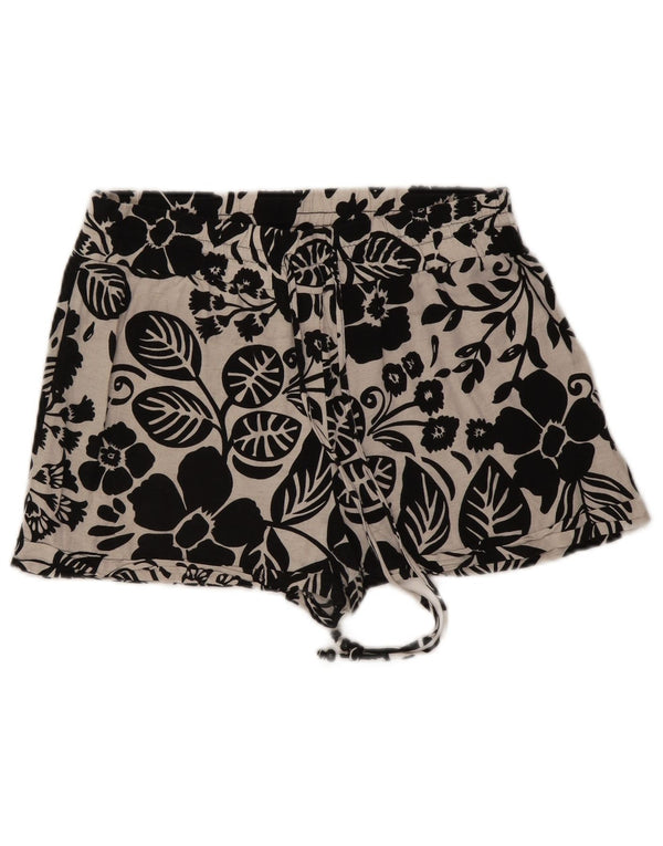Zara Γυναικείο Ψηλόμεσο Παντελόνι Hot Large W30 Λευκή φλοράλ βισκόζη
