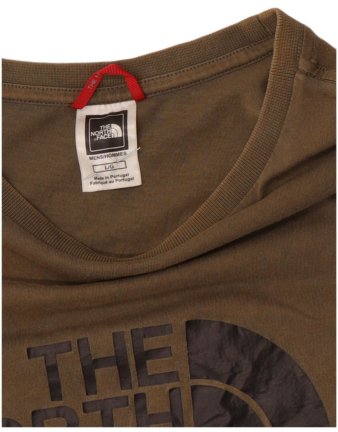 Ανδρικό γραφικό T-Shirt North Face Top Large Brown